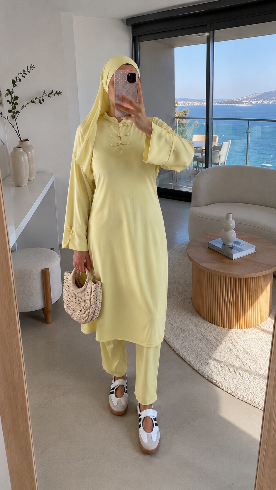 Burkini long 3 pièces