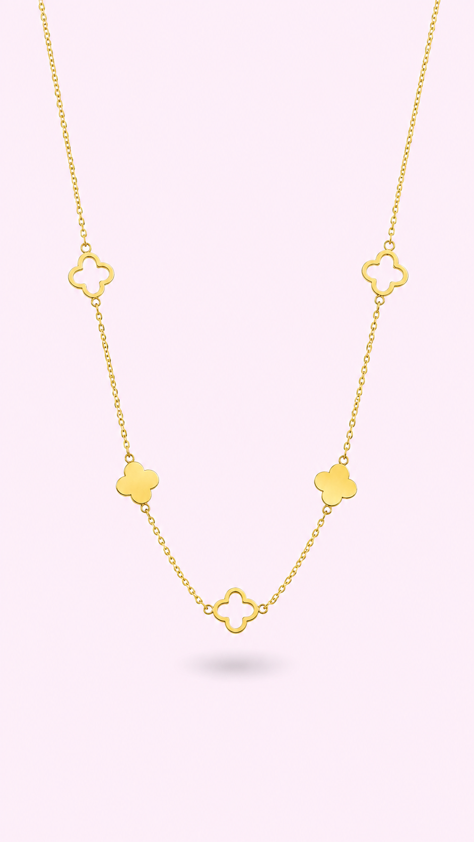 Ensemble de bijoux trèfles