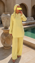 Yellow 3-piece burkini
