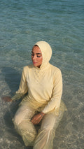 Burkini 3 pièces jaune
