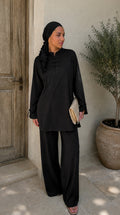 3-piece black burkini