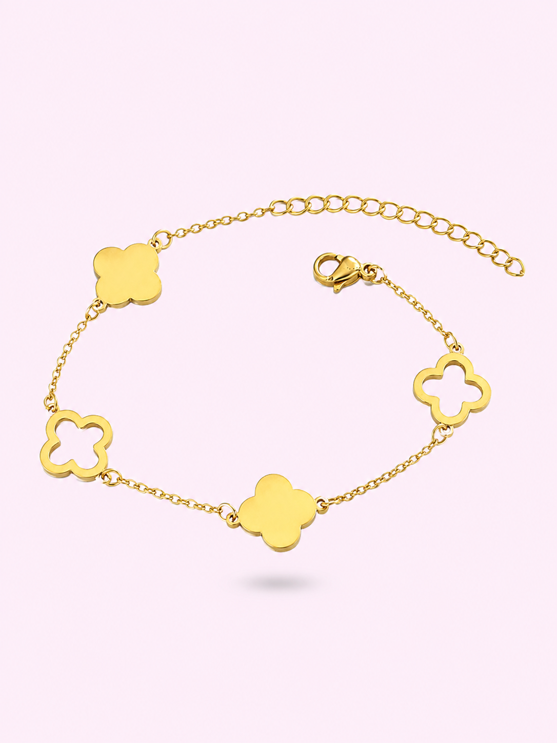 Ensemble de bijoux trèfles